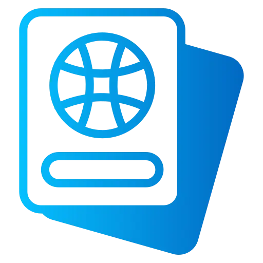 身份證及護照圖標